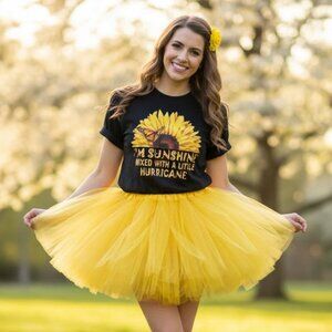 "I’m Sunshine mixed with a little Hurricane" Tee - L